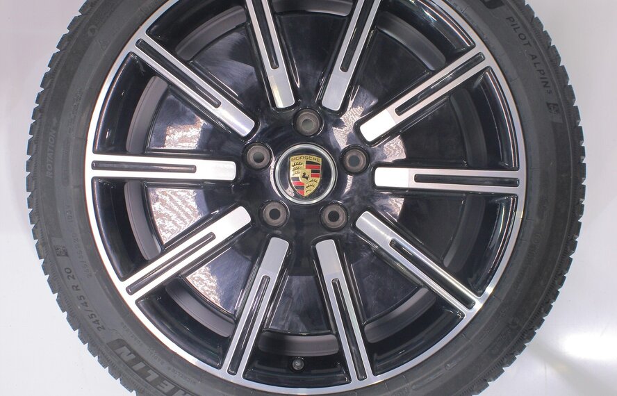 Porsche Porsche Taycan 4S S Turbo 20 inch velgen Michelin Winterbanden Nieuw Origineel