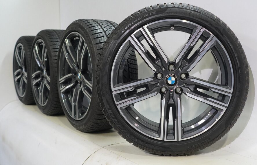BMW BMW 5 serie G30 G31 8 serie G14 G15 G16 727M 19 inch velgen Pirelli Runflat Winterbanden Nieuw Origineel
