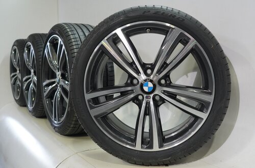 BMW BMW 3 4 serie F30 F31 F32 F33 F36 442M 19 inch velgen Pirelli Runflat Zomerbanden Nieuw Origineel