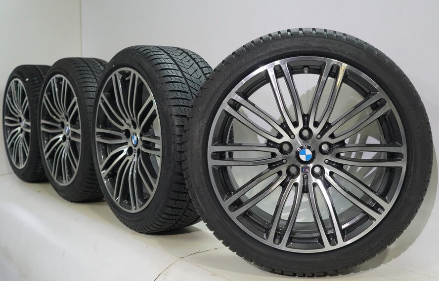 BMW BMW 5 serie G30 G31 8 serie G14 G15 G16 664M 19 inch velgen Pirelli Runflat Winterbanden Nieuw Origineel