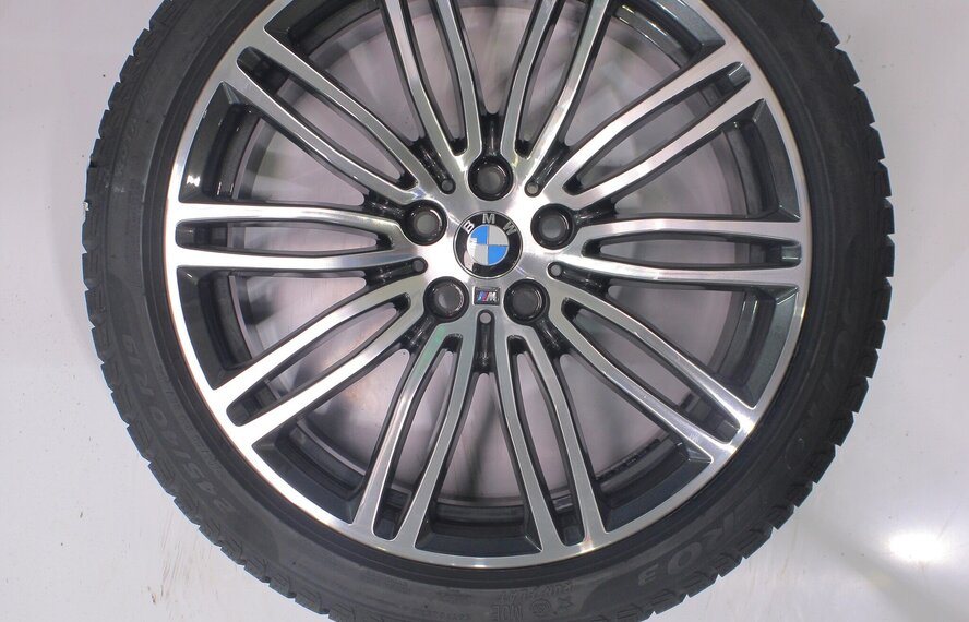 BMW BMW 5 serie G30 G31 8 serie G14 G15 G16 664M 19 inch velgen Pirelli Runflat Winterbanden Nieuw Origineel
