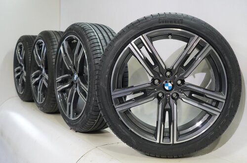 BMW BMW 5 serie G30 G31 8 serie G14 G15 G16 727M 19 inch velgen Pirelli Runflat Zomerbanden Nieuw Origineel