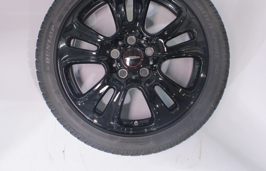 Mini Mini Cooper / S / One / Cabrio F55 F56 F57 JCW510 17 inch velgen Dunlop Runflat Winterbanden Origineel