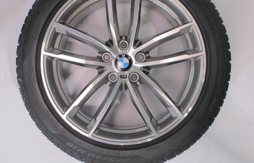 BMW BMW 5 serie G30 G31 8 serie G14 G15 G16 662M 18 inch velgen Pirelli Runflat Winterbanden Origineel