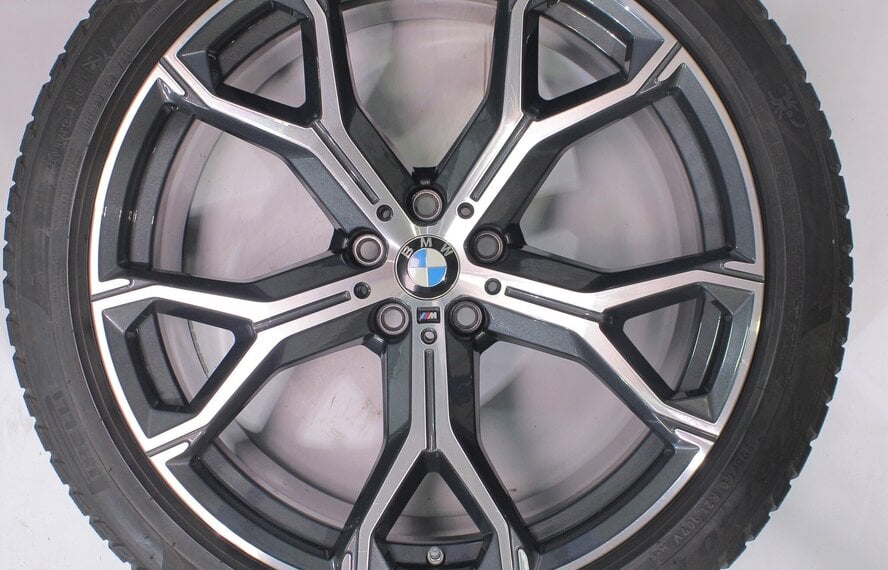 BMW BMW X5 G05 X6 G06 741M 21 inch velgen Pirelli Runflat Winterbanden Nieuw Origineel