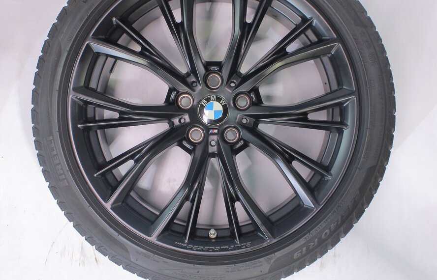 BMW BMW 5 serie G30 G31 8 serie G14 G15 G16 786M 19 inch velgen Pirelli Runflat Winterbanden Nieuw Origineel