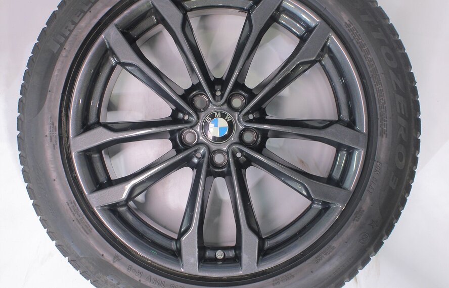 BMW BMW X3 X4 G01 G02 691 19 inch velgen Pirelli Runflat Winterbanden Origineel