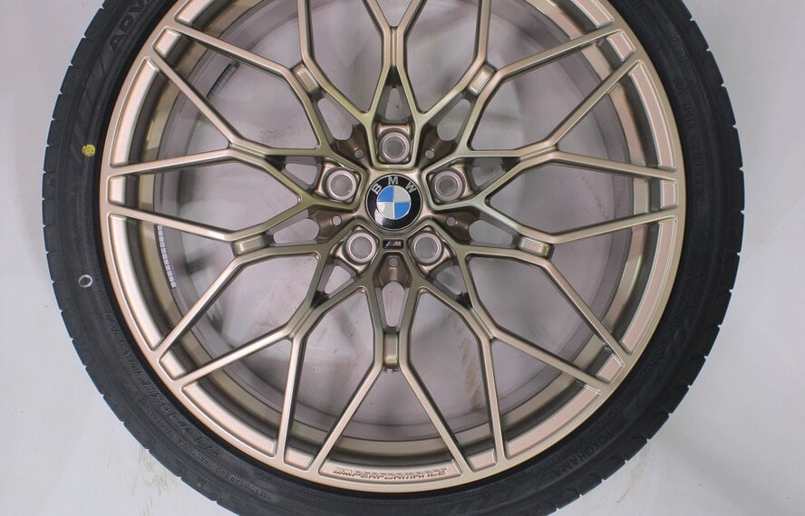 BMW BMW M3 M4 G80 G82 1000M 20 & 21 inch velgen Yokohama Zomerbanden Nieuw Origineel