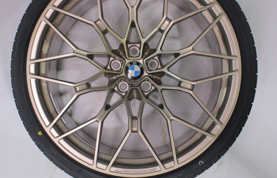 BMW BMW M3 M4 G80 G82 1000M 20 & 21 inch velgen Yokohama Zomerbanden Nieuw Origineel