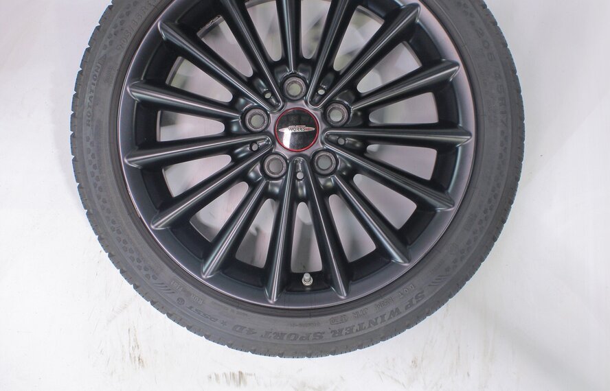 Mini Mini Cooper / S / One / Cabrio F55 F56 F57 505 17 inch velgen Dunlop Runflat Winterbanden Origineel