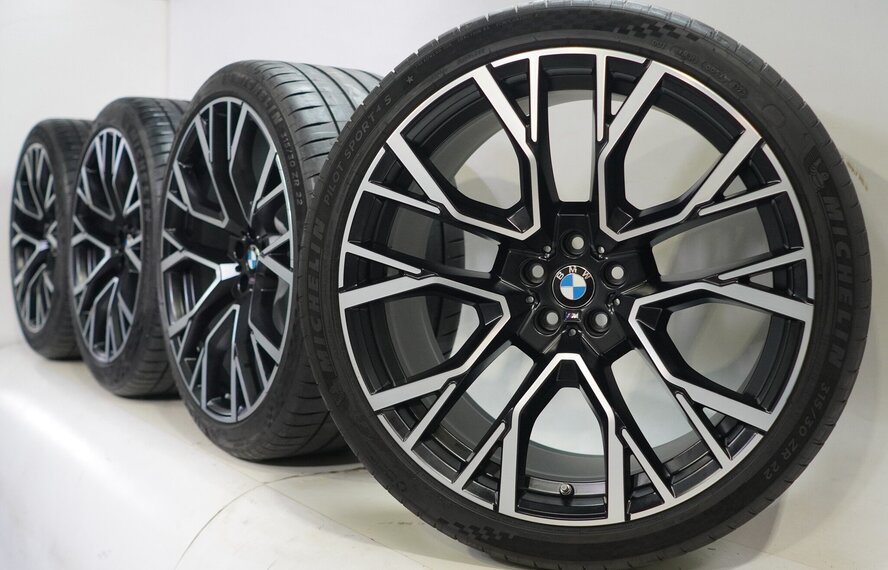 BMW BMW X5M F95 X6M F96 809M 21 & 22 inch velgen Michelin Zomerbanden Nieuw Origineel