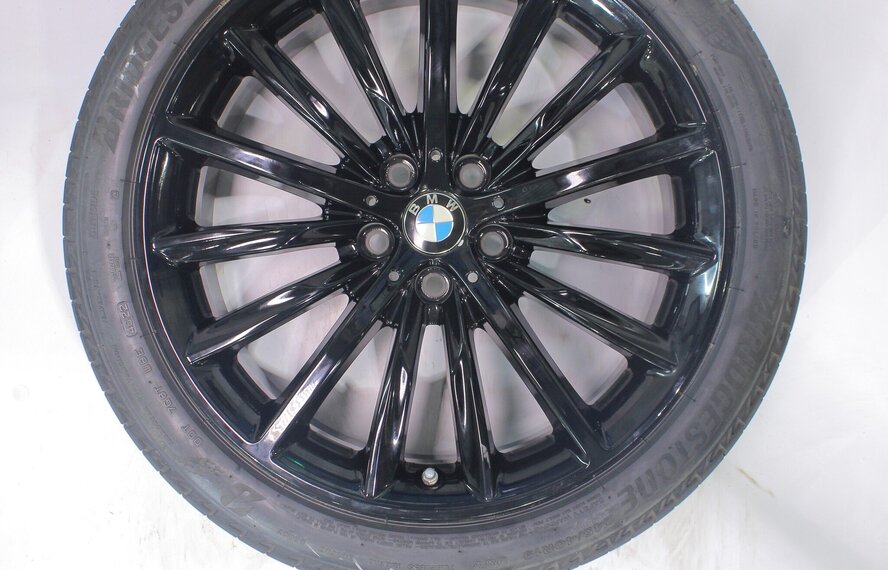 BMW BMW 5 serie G30 G31 8 serie G14 G15 G16 633 19 inch velgen Bridgestone Runflat Zomerbanden Nieuw Origineel