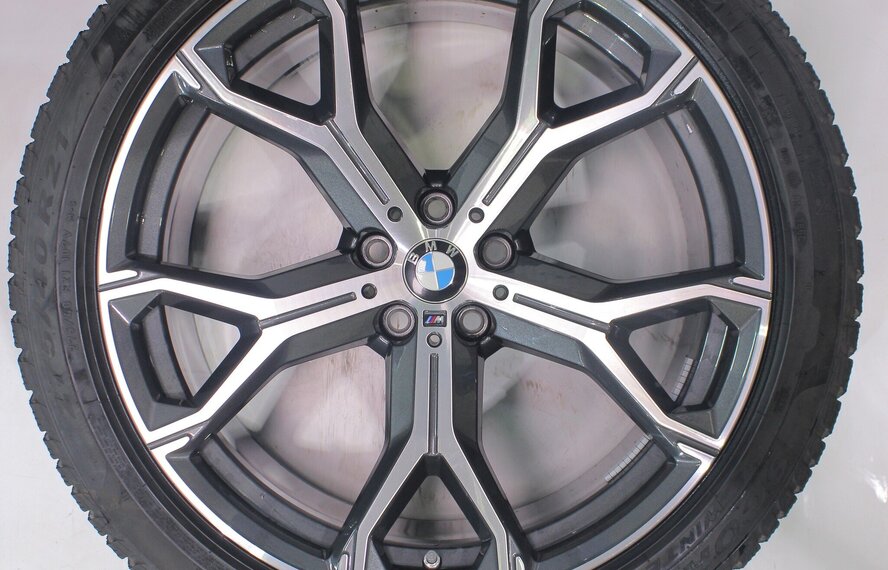 BMW BMW X5 G05 X6 G06 741M 21 inch velgen Pirelli Runflat Winterbanden Origineel