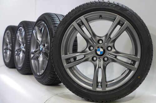BMW BMW 3 4 serie F30 F31 F32 F33 F36 400M 18 inch velgen Pirelli Runflat Winterbanden Origineel