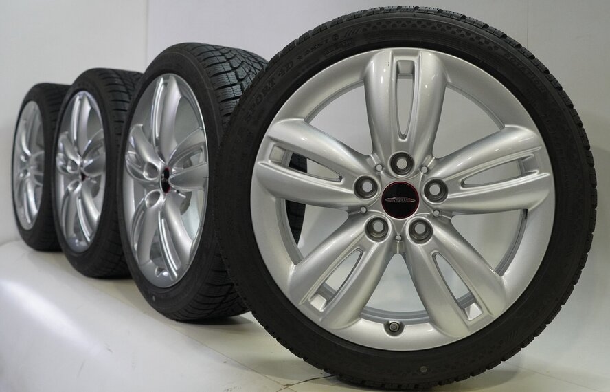 Mini Mini Cooper / S / One / Cabrio F55 F56 F57 JCW501 17 inch velgen Dunlop Runflat Winterbanden Origineel