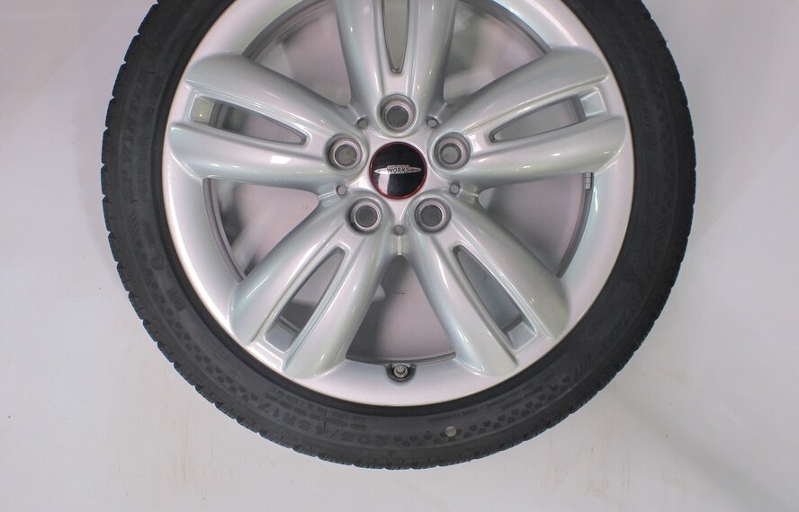 Mini Mini Cooper / S / One / Cabrio F55 F56 F57 JCW501 17 inch velgen Dunlop Runflat Winterbanden Origineel