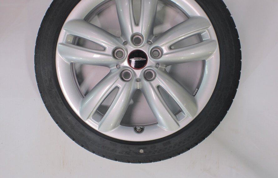 Mini Mini Cooper / S / One / Cabrio F55 F56 F57 JCW501 17 inch velgen Dunlop Runflat Winterbanden Origineel