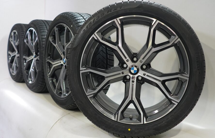 BMW BMW X5 G05 X6 G06 741M 21 inch velgen Pirelli Runflat Winterbanden Nieuw Origineel