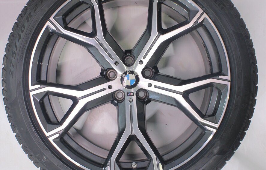 BMW BMW X5 G05 X6 G06 741M 21 inch velgen Pirelli Runflat Winterbanden Nieuw Origineel