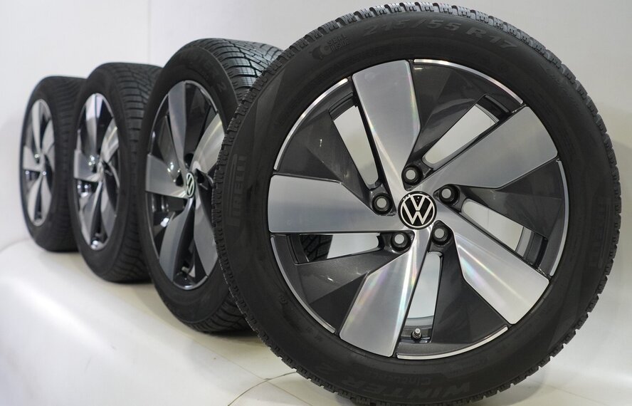 Volkswagen Volkswagen Passat 3J Bologna 17 inch velgen Pirelli Winterbanden Origineel