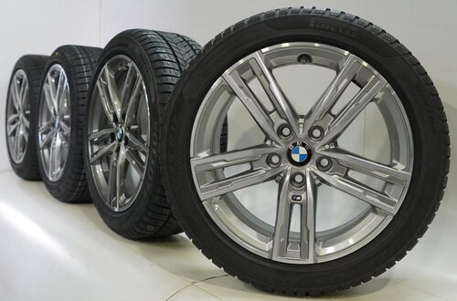 BMW BMW 1 2 serie F40 F44 2 serie Gran Coupe 550M 17 inch velgen Pirelli Runflat Winterbanden Nieuw Origineel