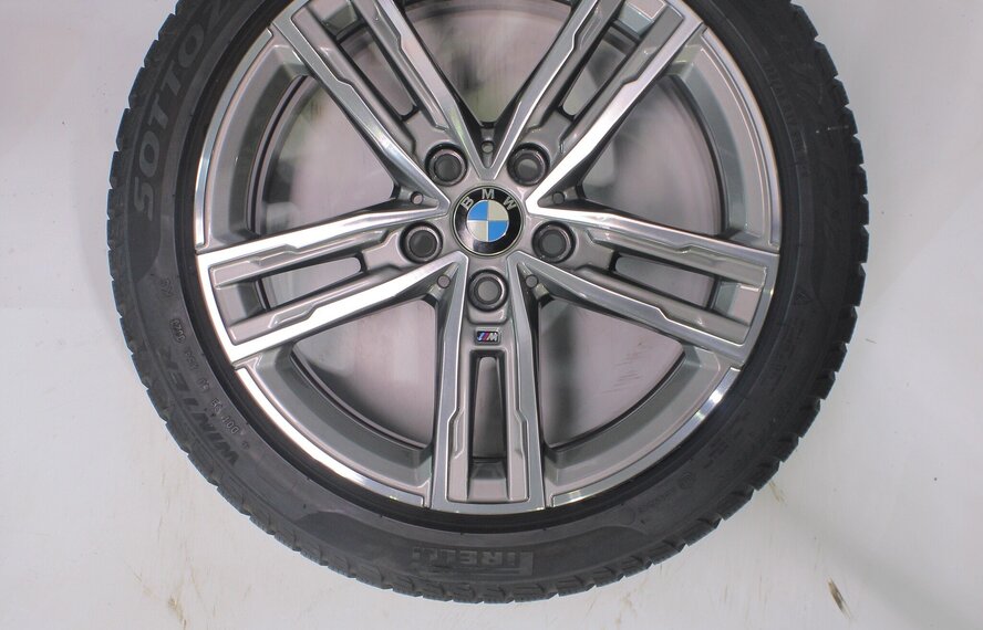 BMW BMW 1 2 serie F40 F44 2 serie Gran Coupe 550M 17 inch velgen Pirelli Runflat Winterbanden Nieuw Origineel
