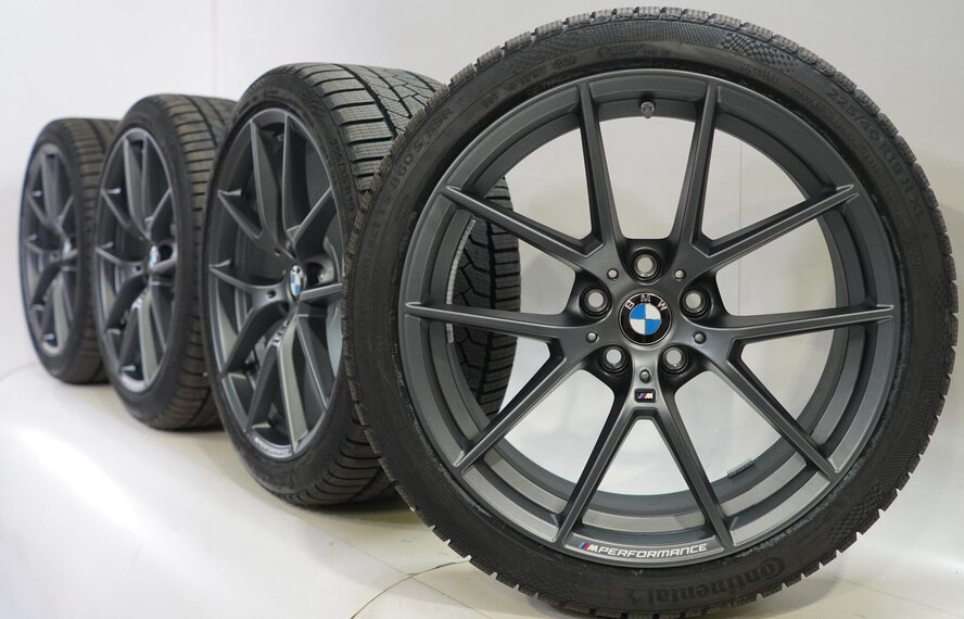 BMW BMW 2 serie 3 serie 4 serie G20 G21 G22 G42 898M 19 inch velgen Continental Runflat Winterbanden Origineel