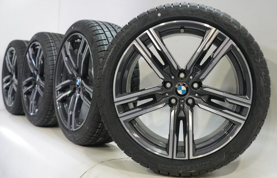 BMW BMW 5 serie G30 G31 8 serie G14 G15 G16 727M 19 inch velgen Pirelli Runflat Winterbanden Nieuw Origineel