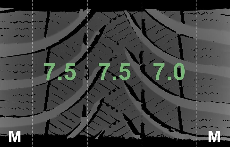 Mercedes Mercedes C-Klasse W205 S205 C205 16 inch velgen Michelin Winterbanden Origineel