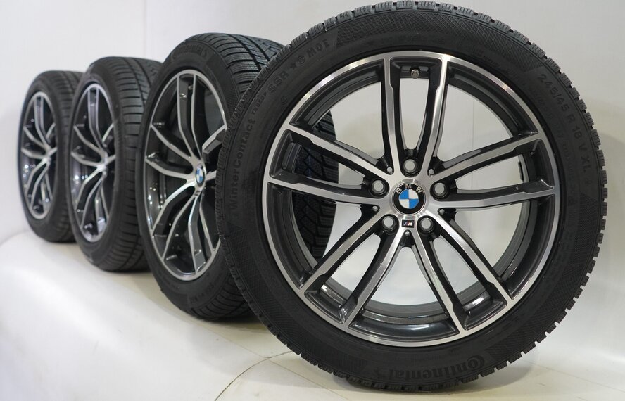 BMW BMW 5 serie G30 G31 8 serie G14 G15 G16 662M 18 inch velgen Continental Runflat Winterbanden Nieuw Origineel