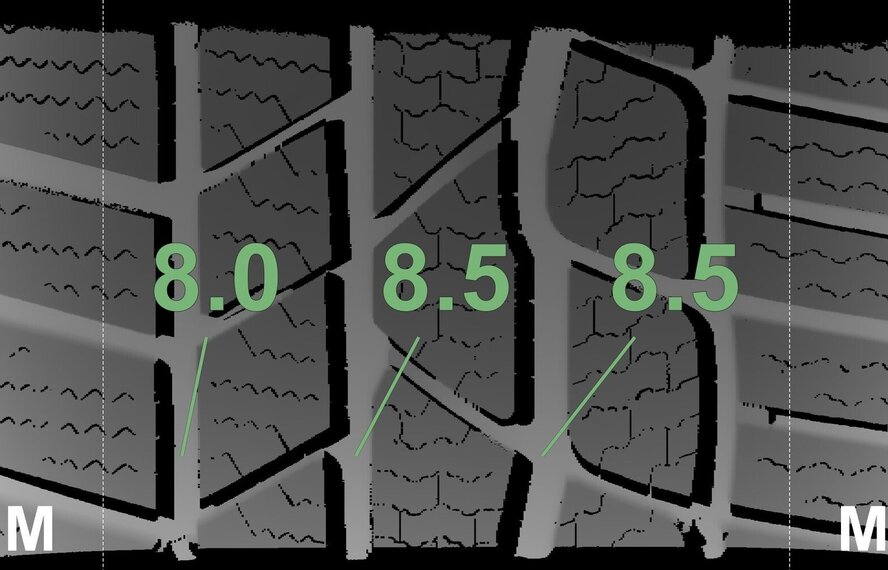 Mercedes Mercedes GLA X156 17 inch velgen Continental Winterbanden Origineel