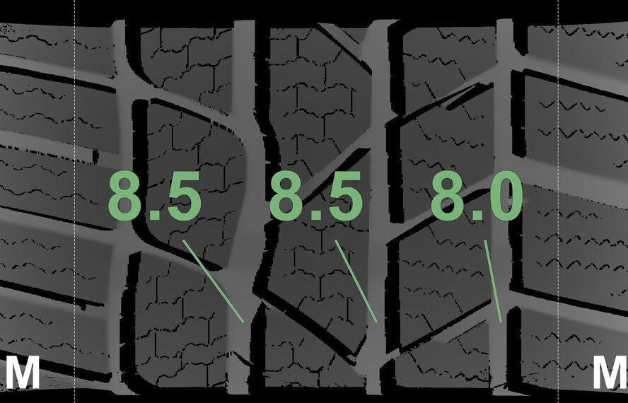 Mercedes Mercedes GLA X156 17 inch velgen Continental Winterbanden Origineel