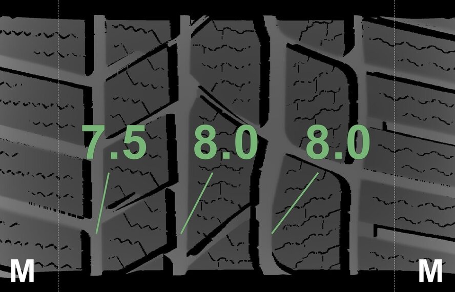 Mercedes Mercedes GLA X156 17 inch velgen Continental Winterbanden Origineel