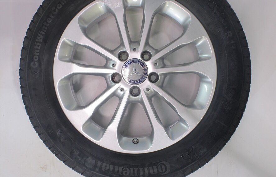 Mercedes Mercedes GLA X156 17 inch velgen Continental Winterbanden Origineel