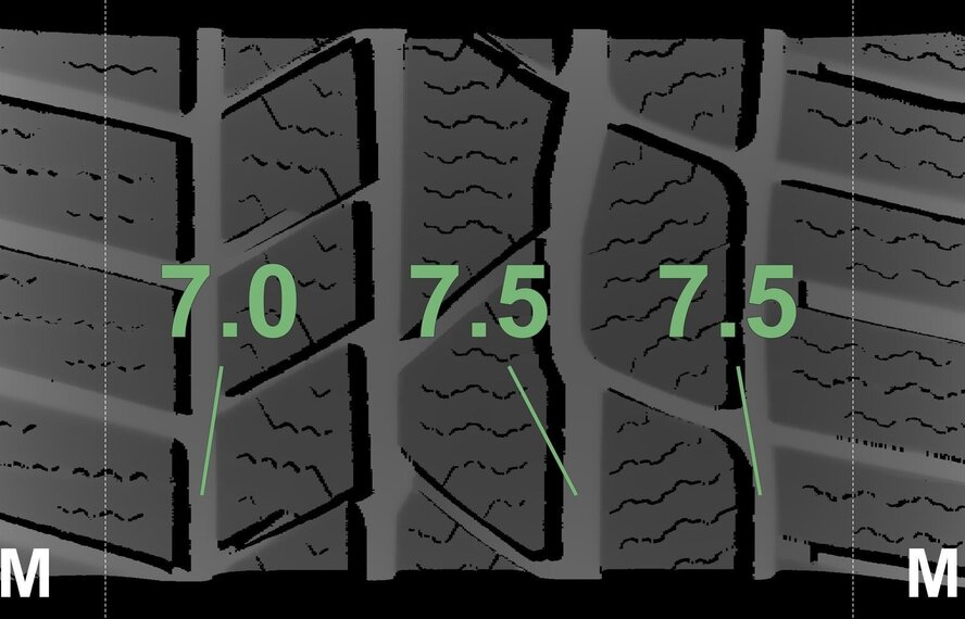 Mercedes Mercedes GLA X156 17 inch velgen Continental Winterbanden Origineel