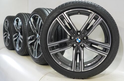 BMW BMW 5 serie G30 G31 8 serie G14 G15 G16 727M 19 inch velgen Pirelli Runflat Zomerbanden Nieuw Origineel