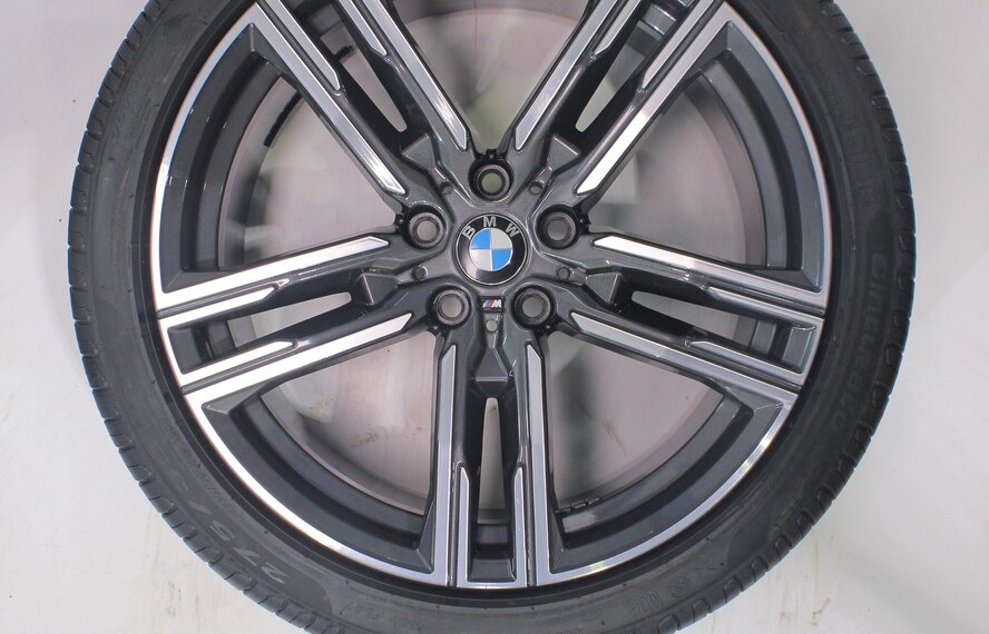 BMW BMW 5 serie G30 G31 8 serie G14 G15 G16 727M 19 inch velgen Pirelli Runflat Zomerbanden Nieuw Origineel