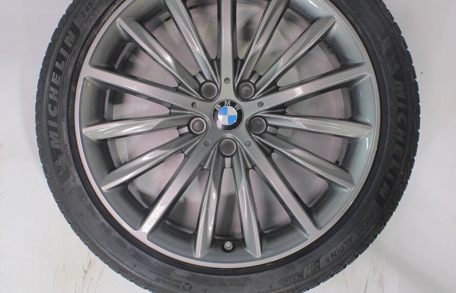 BMW BMW 5 serie G30 G31 8 serie G14 G15 G16 633 19 inch velgen Michelin Winterbanden Origineel