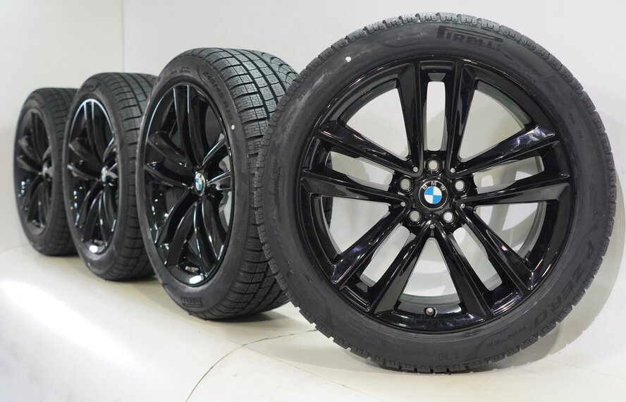 BMW BMW 5 serie G60 G61 6 GT G32 7 serie G11 G12 630 19 inch velgen Pirelli Winterbanden Nieuw Origineel