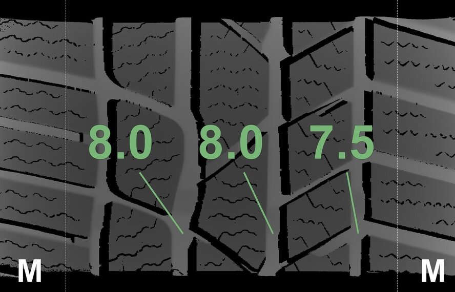 Mercedes Mercedes GLA X156 17 inch velgen Continental Winterbanden Origineel