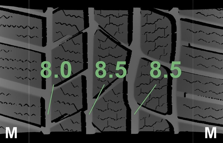 Mercedes Mercedes GLA X156 17 inch velgen Continental Winterbanden Origineel