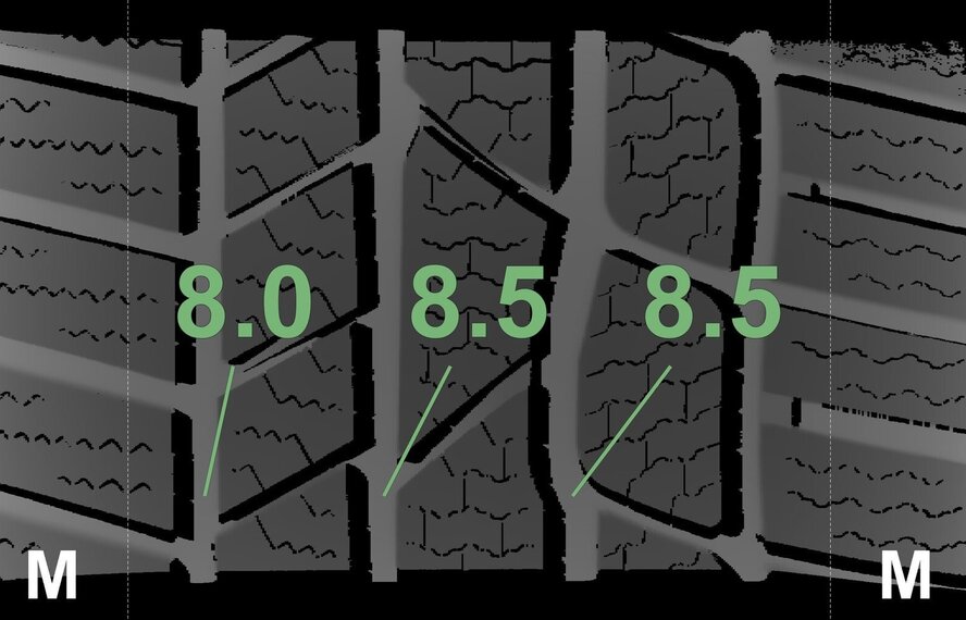 Mercedes Mercedes GLA X156 17 inch velgen Continental Winterbanden Origineel