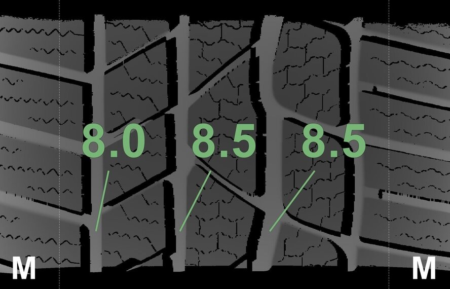 Mercedes Mercedes GLA X156 17 inch velgen Continental Winterbanden Origineel