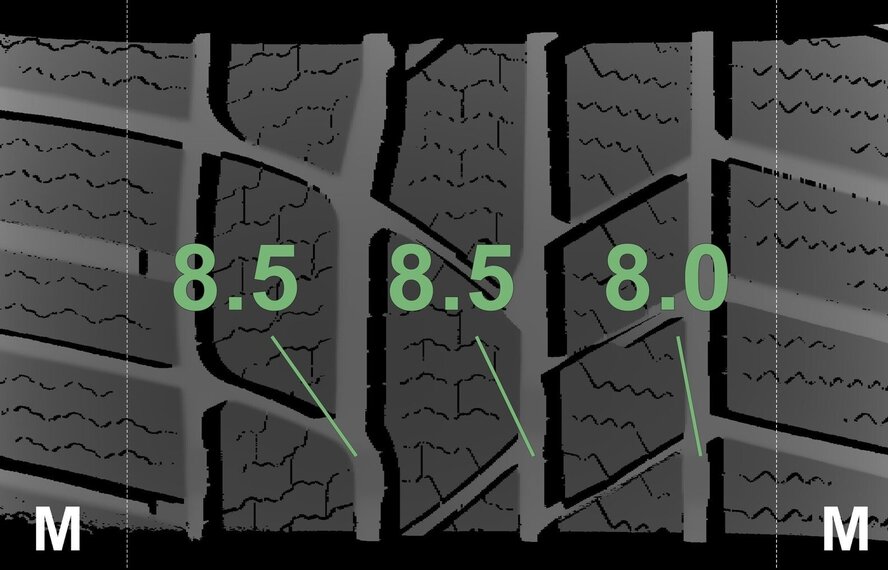 Mercedes Mercedes GLA X156 17 inch velgen Continental Winterbanden Origineel