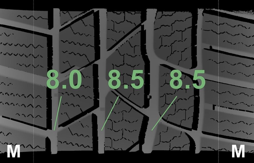 Mercedes Mercedes GLA X156 17 inch velgen Continental Winterbanden Origineel