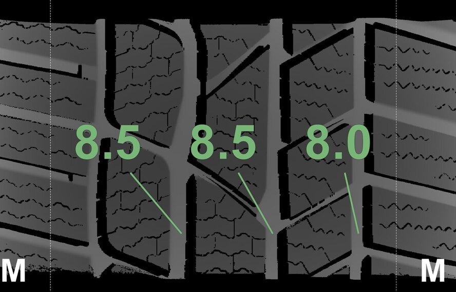 Mercedes Mercedes GLA X156 17 inch velgen Continental Winterbanden Origineel