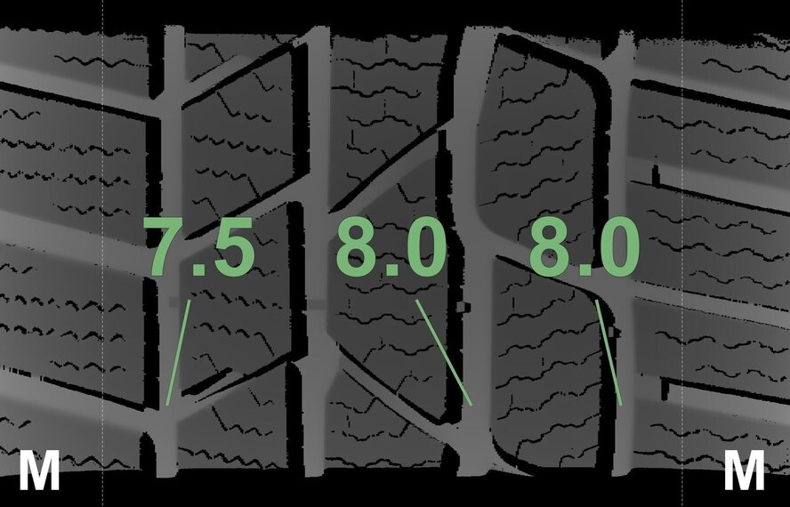 Mercedes Mercedes GLA X156 17 inch velgen Continental Winterbanden Origineel