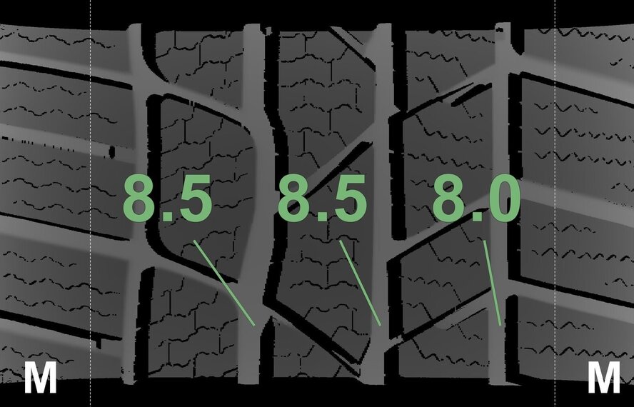 Mercedes Mercedes GLA X156 17 inch velgen Continental Winterbanden Origineel