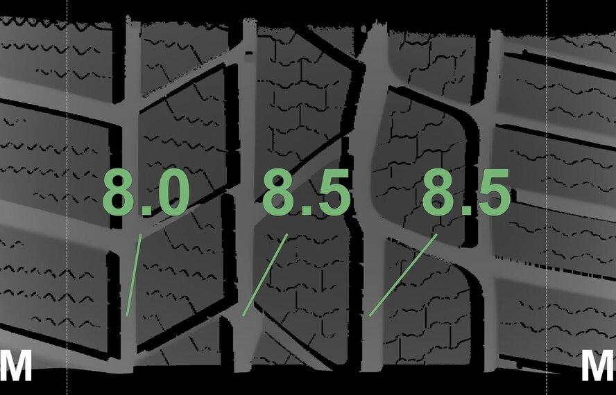 Mercedes Mercedes GLA X156 17 inch velgen Continental Winterbanden Origineel