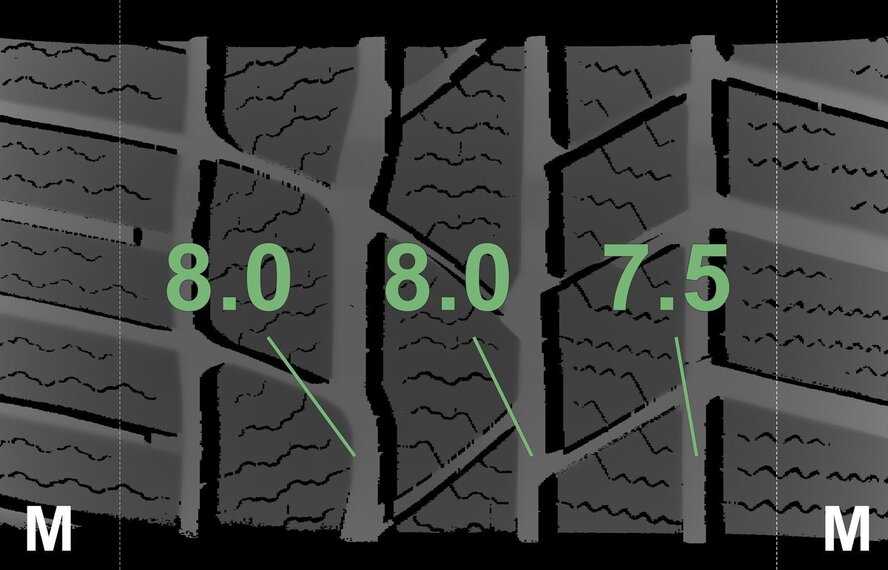 Mercedes Mercedes GLA X156 17 inch velgen Continental Winterbanden Origineel